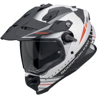 Scorpion Exo-ADF-9000 AIR Feat Casco de Adventure Blanco...