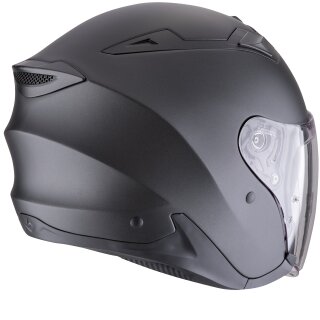 Scorpion Exo-Z1 Solid Jet Helmet Matt Pearl Black