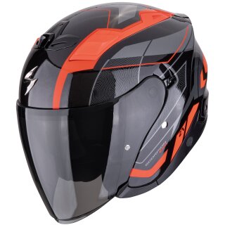 Scorpion Exo-Z1 Vue Jet Helmet Black / Red