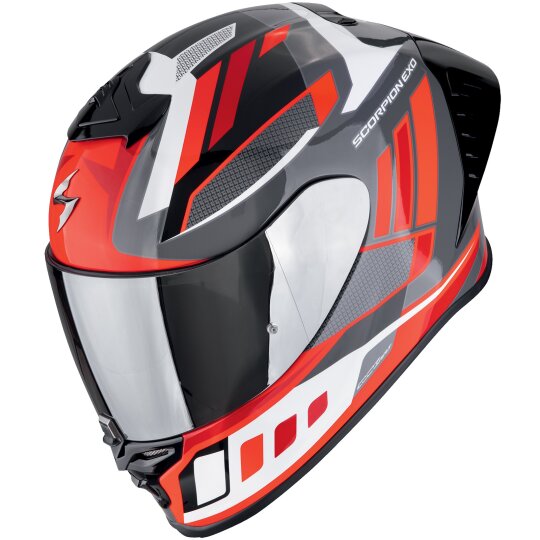 Scorpion Exo-R1 Evo Air II Vital Integralhelm Grau / Weiss / Rot