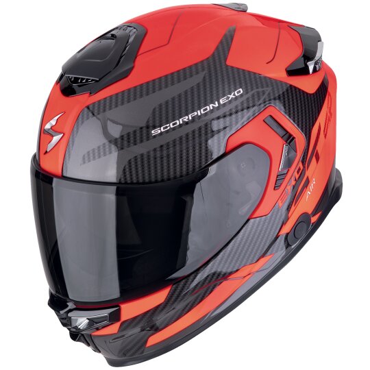 Scorpion Exo-GT SP Air Flex Integralhelm Schwarz / Neon Rot