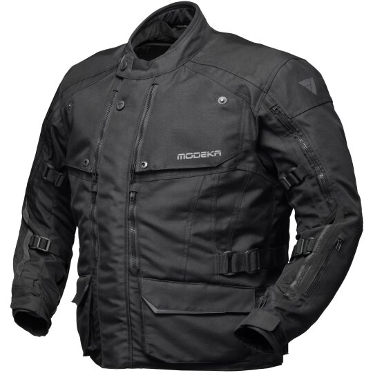 Modeka Varus Plus Textile Motorradjacke schwarz