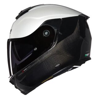 Nolan X-903 Ultra Carbon Verniciatura Speciale N-Com Carbon Full Face Helmet black  / white