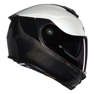 Nolan X-903 Ultra Carbon Verniciatura Speciale N-Com Carbon Full Face Helmet black  / white