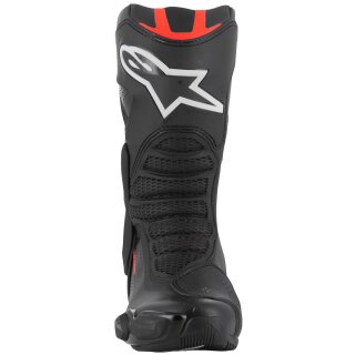 Alpinestars SMX-6 V3 Motorradstiefel Schwarz / Rot-Fluo 44