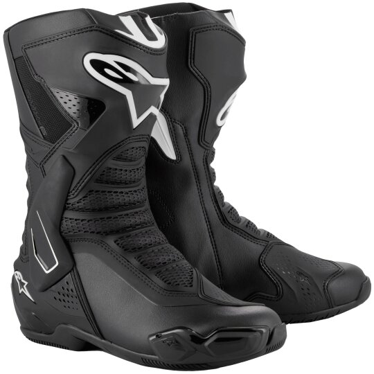 Alpinestars SMX-6 V3 Motorradstiefel Schwarz / Weiss 47