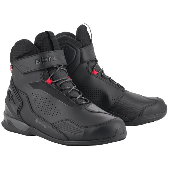 Alpinestars Austral GTX Motorradschuhe Schwarz / Dunkelgrau 43