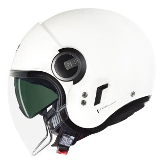 Nolan N21 Visor Classico N-Com Jet Helmet White