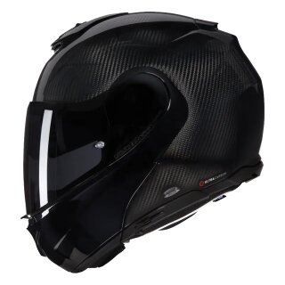 Nolan X-1005 Ultra Carbon Puro N-Com Klapphelm schwarz