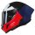 Nolan X-804 RS Ultra Carbon Blocco Integralhelm Rot / Blau / Weiss