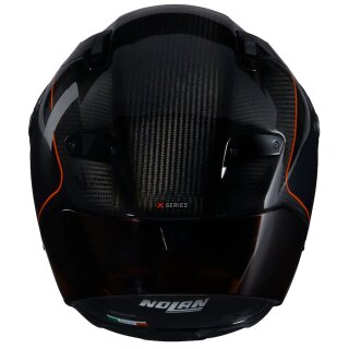 Nolan X-804 RS Ultra Carbon Asso Di Picche Integralhelm Schwarz / Rot