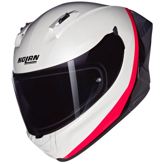 Nolan N60-6 Sport Verniciatura Speciale N-Com Full Face Helmet Black / White / Red