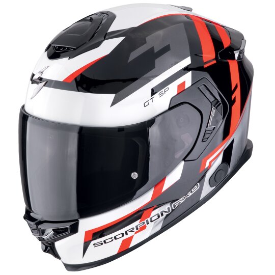 Scorpion Exo-GT SP Air Tornado Integralhelm Schwarz / Rot L