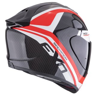 Scorpion Exo-1400 Evo II Carbon Air Enko Integralhelm Schwarz / Rot / Weiss L