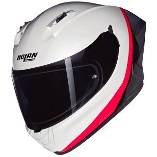 Nolan N60-6 Sport Verniciatura Speciale N-Com Integralhelm Schwarz / Weiss / Rot M