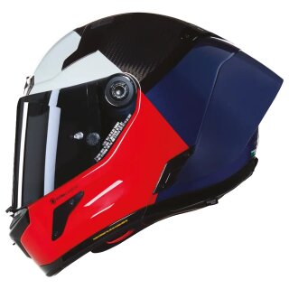 Nolan X-804 RS Ultra Carbon Blocco Integralhelm Rot / Blau / Weiss M