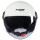 Nolan N21 Visor Classico N-Com Jet Helmet White L