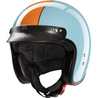 Kochmann RB-801 Gasoline Jet Helmet Blue / Orange