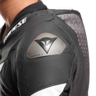 Dainese Laguna Seca 6 Mono de cuero de una pieza Negro / Blanco / Antracita