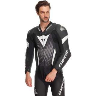 Dainese Laguna Seca 6 1 tlg. Lederkombi Schwarz / Weiss / Anthrazit