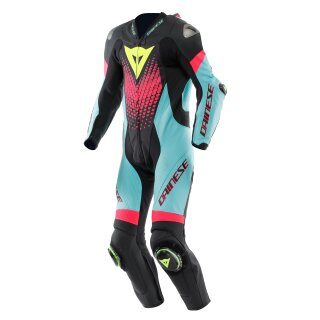 Dainese Laguna Seca 6 1-Piece leather suit black / blue / pink