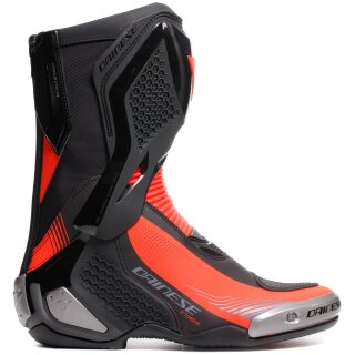 Dainese Torque 4 Motorradstiefel Schwarz / Fluo-Rot