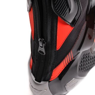 Dainese Torque 4 Motorradstiefel Schwarz / Fluo-Rot