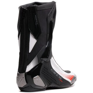 Dainese Torque 4 Air Motorradstiefel Schwarz / Weiss / Fluo-Rot