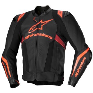 Chaqueta de cuero Alpinestars Missile V3 Negro / Rojo...