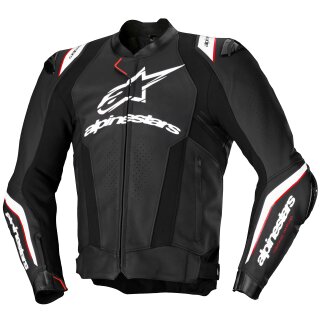 Alpinestars Missile V3 Lederjacke Schwarz / Weiss