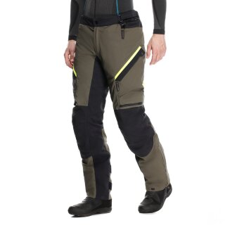 Dainese Mangen Absoluteshell Pro Textilhose Grün / Schwarz 52