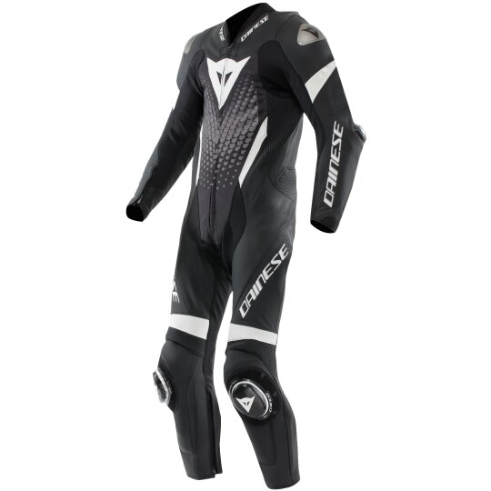 Dainese Laguna Seca 6 1 tlg. Lederkombi Schwarz / Weiss / Anthrazit 48