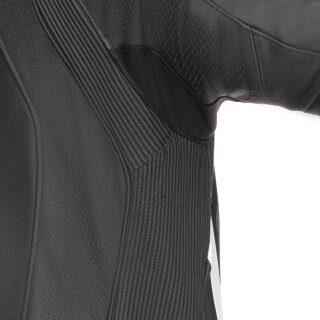 Dainese Laguna Seca 6 1 tlg. Lederkombi Schwarz / Weiss / Anthrazit 48