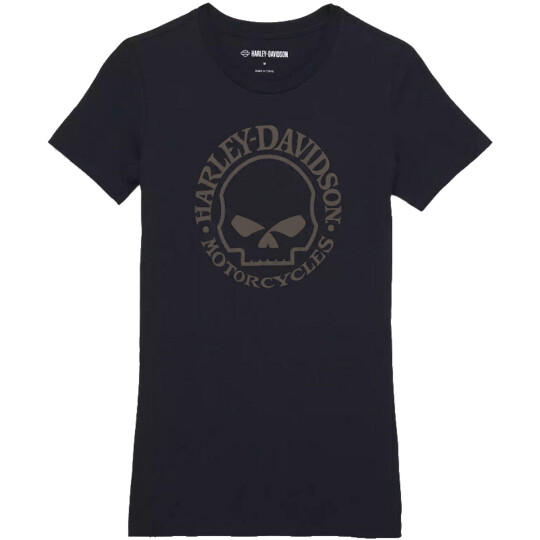 Camiseta HD de mujer Skull Graphic Tee negro 2XL