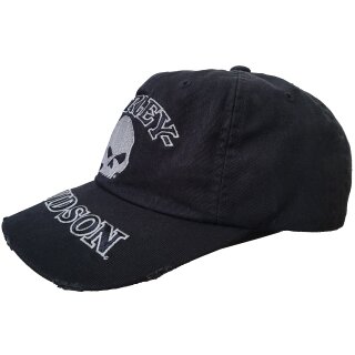 HD Cap Washed Skull Schwarz