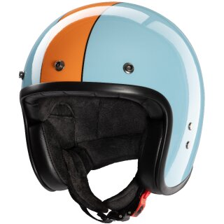 Kochmann RB-801 Gasoline Jethelm Blau / Orange L