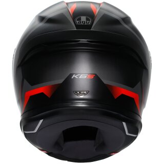 AGV K6 S Full-Face Helmet Karve Matt Black / Grey / Red