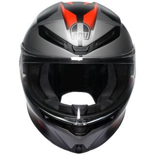 AGV K6 S Integralhelm Karve Matt-Schwarz / Grau / Rot M