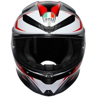 AGV K6 S Full-Face Helmet Karve Matt Black / White / Red