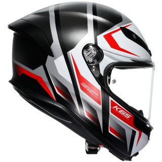 AGV K6 S Full-Face Helmet Karve Matt Black / White / Red