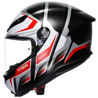 AGV K6 S Full-Face Helmet Karve Matt Black / White / Red