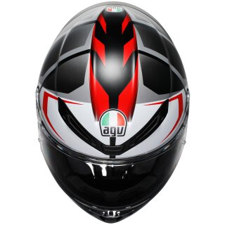 AGV K6 S Full-Face Helmet Karve Matt Black / White / Red