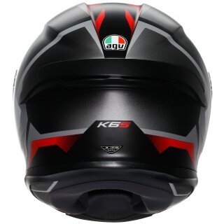 AGV K6 S Integralhelm Karve Matt-Schwarz / Weiss / Rot L