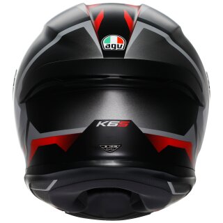 AGV K6 S Integralhelm Erazer Schwarz / Rot / Gelb-Fluo