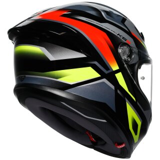 AGV K6 S Full-Face Helmet Erazer Black / Red / Yellow-Fluo L