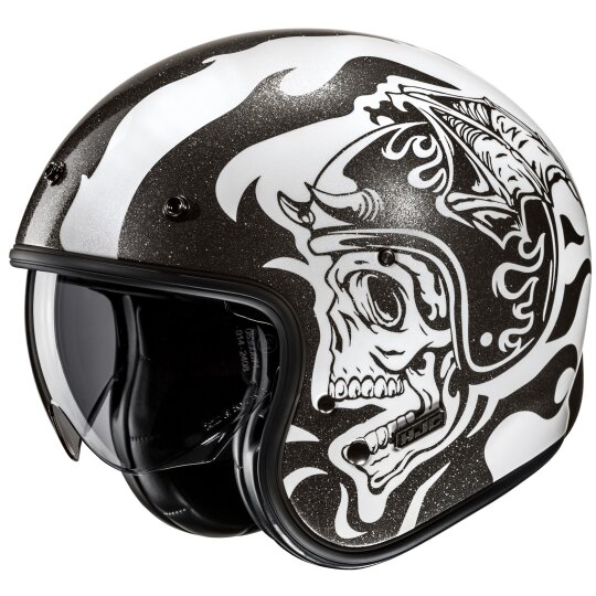 Casco Jet HJC V31 Flame MC5 M