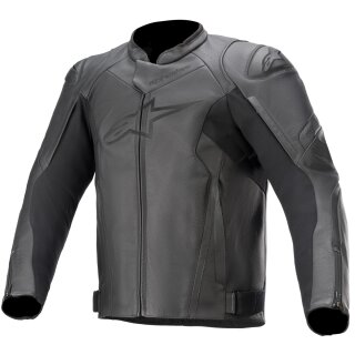 Alpinestars Faster V2 Lederjacke Herren schwarz 48