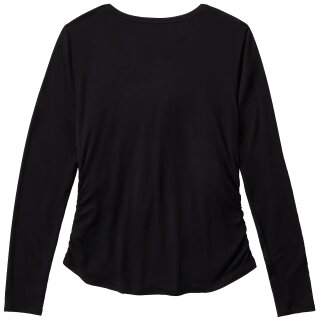 HD Womens Willie G Skull Long Sleeve Raglan Top Black