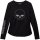 HD Willie G Skull Long Sleeve Raglan Top Damen Schwarz L