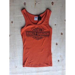 HD Tank-Top Bar &amp; Shield Damen Orange